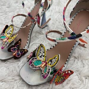 Betsey Johnson Multicolor Butterfly Heels